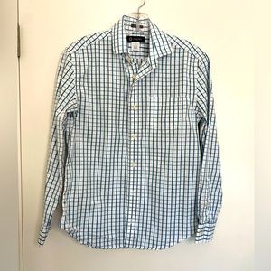 Crewcuts Boys Dress Shirt,‎ Teal Blue + White | SZ 14